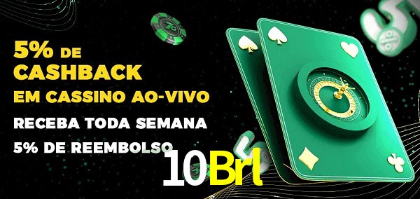 Promoções do cassino ao Vivo 10Brl